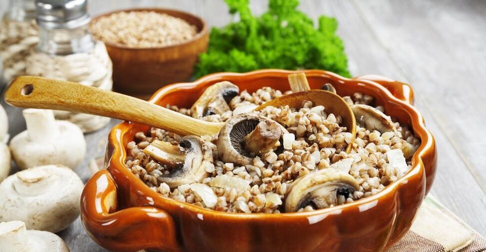 ប្រភេទនៃរបបអាហារ buckwheat